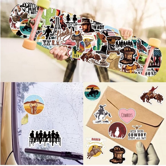 🖤Cowboy Stickers - Picture 3 of 3